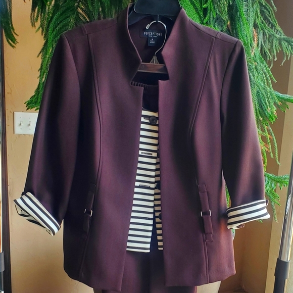 PERCEPTION New York 3-Piece Blazer/Pant Suit/Pant - Picture 1 of 2